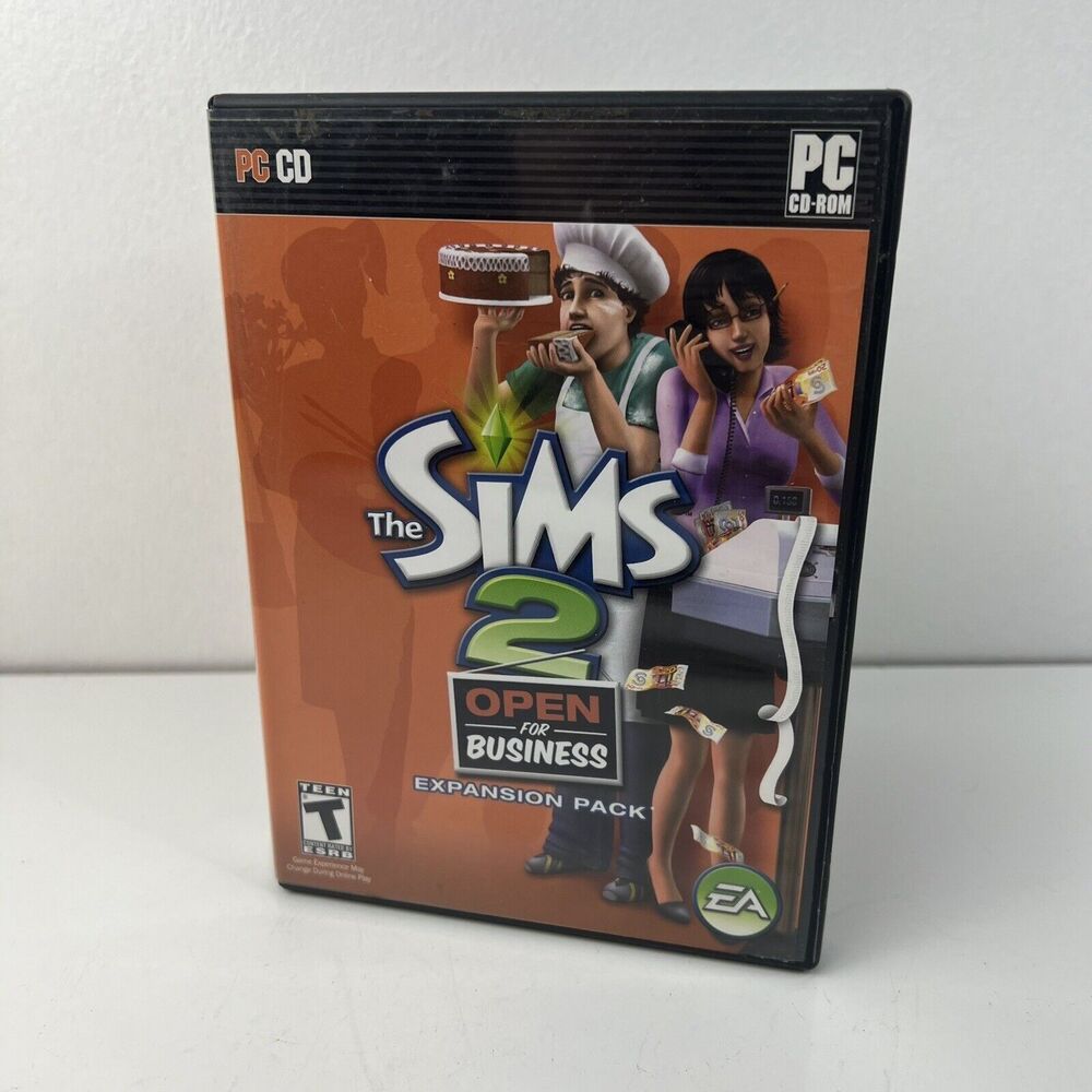 The Sims 2 Open For Business PC Game Expansion Pack 2006 Complete